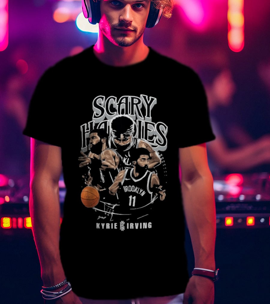 Scary Handles Brooklyn 11 Kyrie Irving T-Shirt