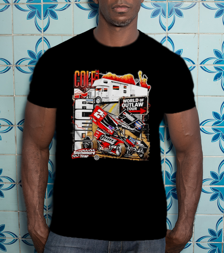 Cole Macedo World Of Outlaw Tour 2C Racing Sophomore Year T-Shirt
