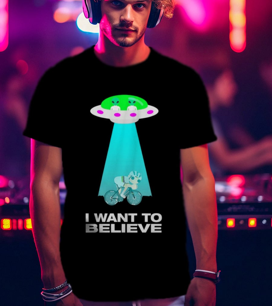 Colnago Cyclist UFO I Want To Believe Cycling T-Shirt