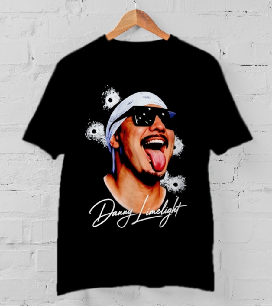 Danny Limelight Swag Bullet Holes Bandana Tattoo T-Shirt