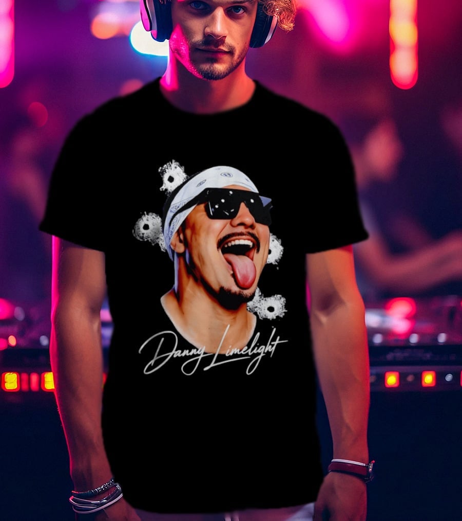Danny Limelight Wrestling AEW Bandana And Sunglasses T-Shirt