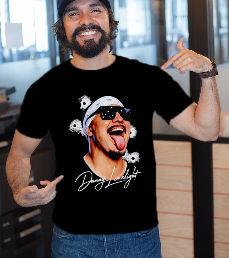 Danny Limelight Wrestling AEW Bandana And Sunglasses T-Shirt