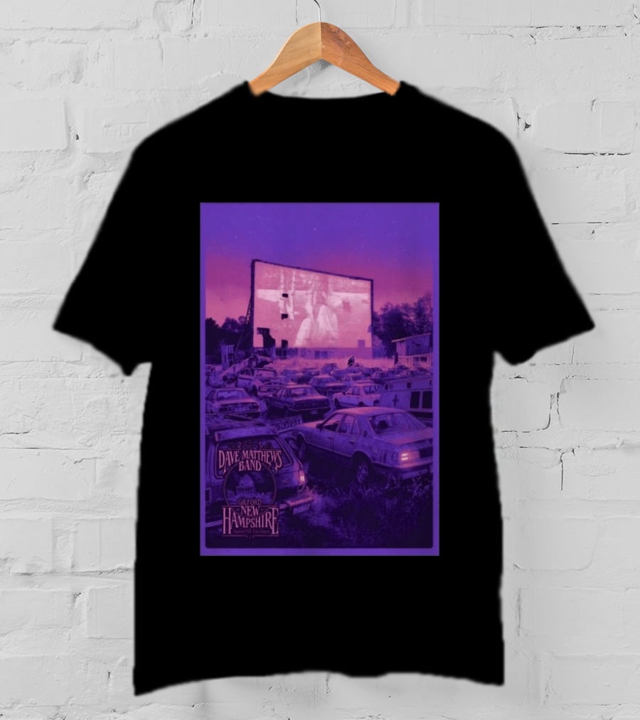 Dave Matthews Band Drive In Concert Gilford New Hampshire July 14 2026 T-Shirt
