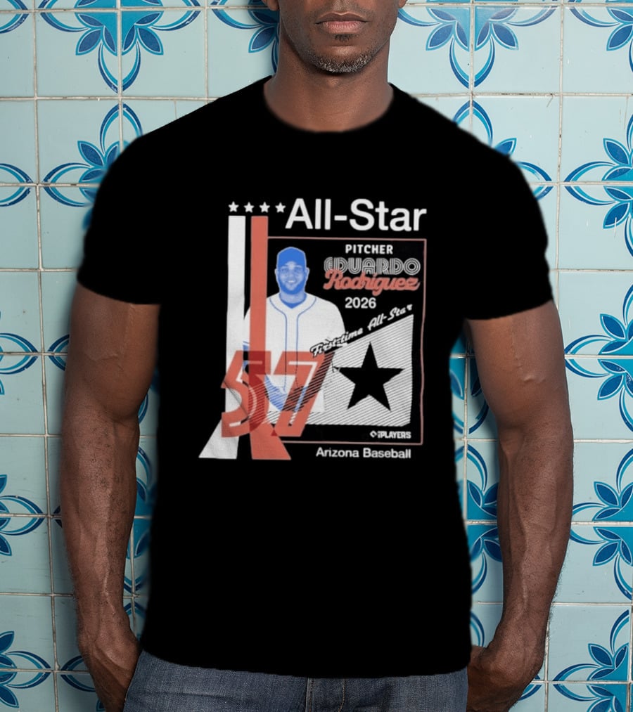 Eduardo Rodriguez Pitcher First Time All Star 2026 Arizona Baseball 57 T-Shirt