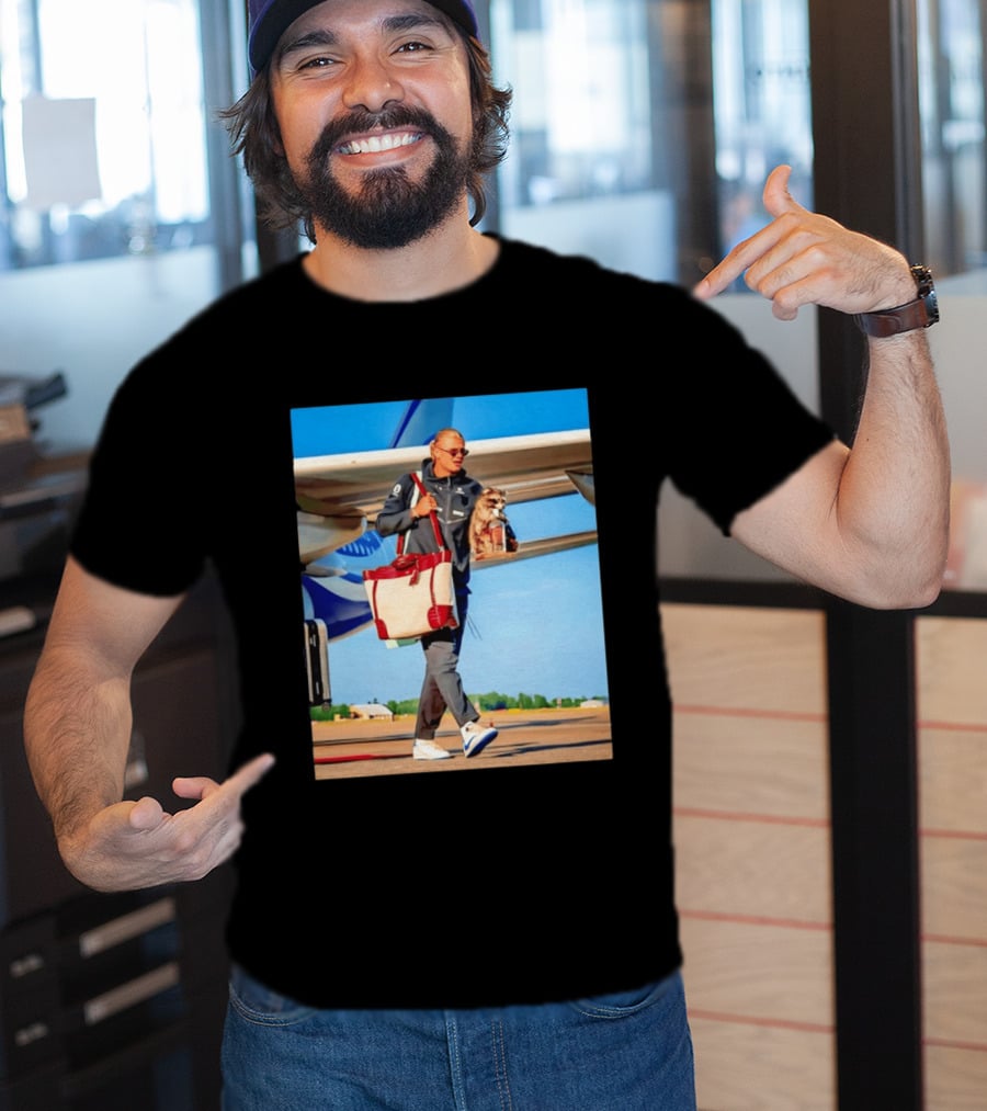 Erling Haaland Returns To Norway With Taxidermy Whiskey Raccoon T-Shirt