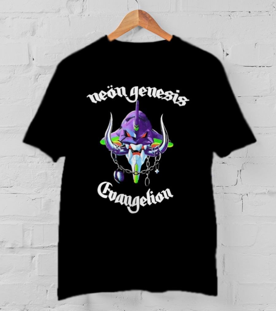 Neon Genesis Evangelion Unit 01 God's In His Heaven All's Right With The World Two Sided T-Shirt