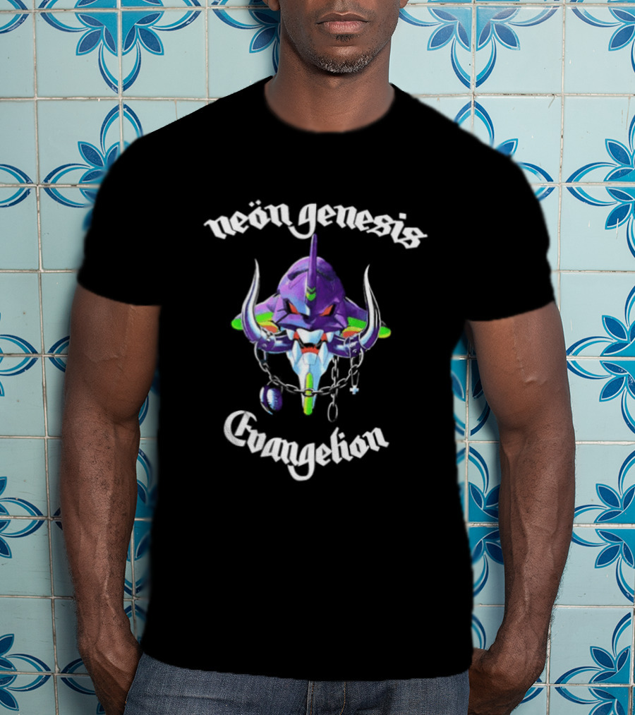 Neon Genesis Evangelion Unit 01 God's In His Heaven All's Right With The World Two Sided T-Shirt