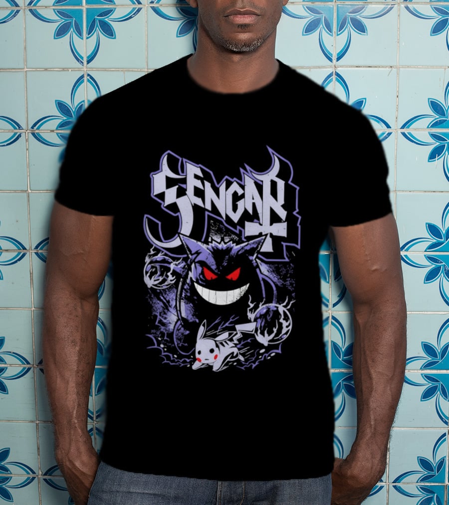 Gengar And Pikachu Pokemon Iconic Collaboration T-Shirt