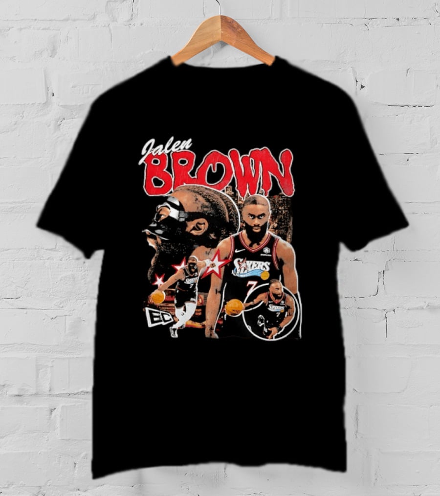 Jaylen Brown Philadelphia 76ers NBA Basketball ECC T-Shirt