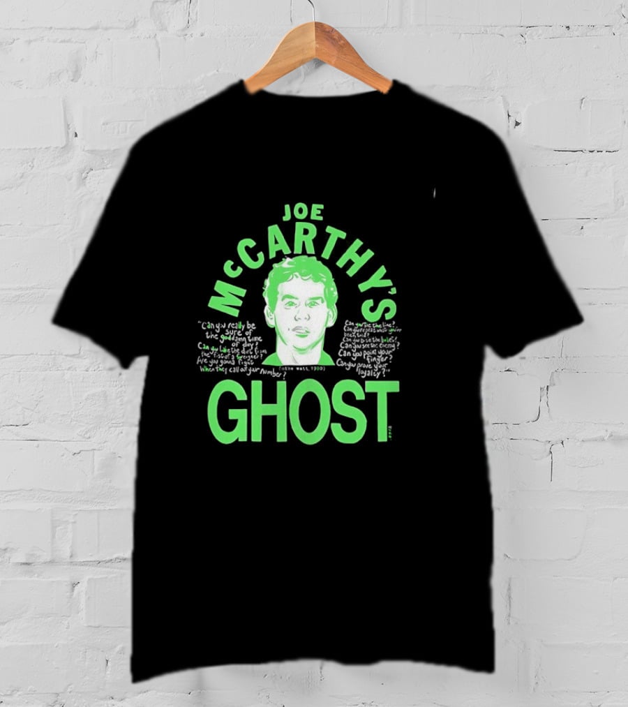 Joe McCarthy's Ghost Mike Watt 1980 Minutemen Punk Rock T-Shirt