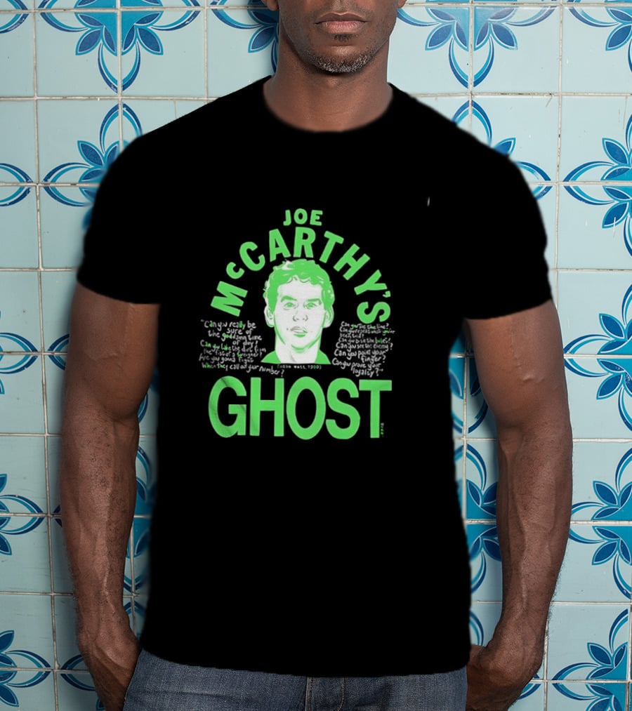 Joe McCarthy's Ghost Mike Watt 1980 Minutemen Punk Rock T-Shirt