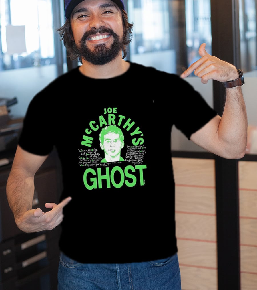 Joe McCarthy's Ghost Mike Watt 1980 Minutemen Punk Rock T-Shirt