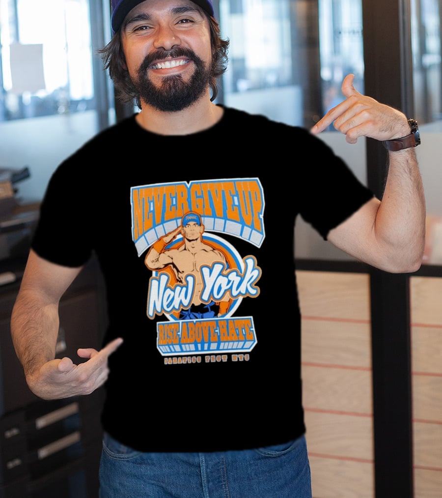 Never Give Up Rise Above Hate New York Manhasset Fest 2026 T-Shirt