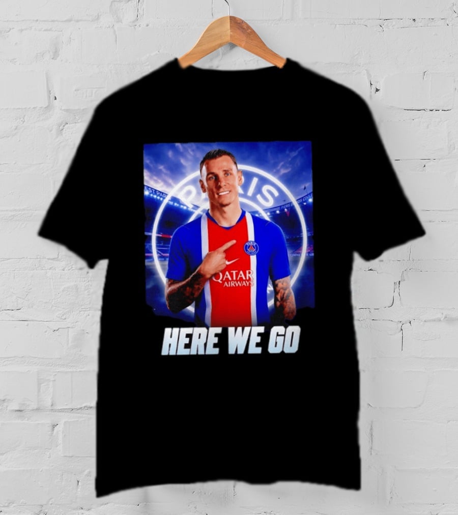 Lucas Digne Paris Saint Germain Transfer Announcement Here We Go T-Shirt
