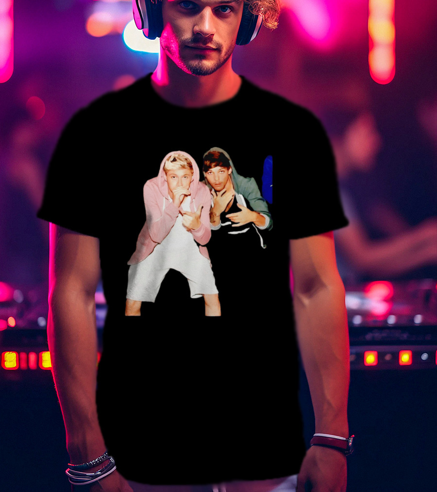 Niall Horan Louis Tomlinson One Direction Pose T-Shirt