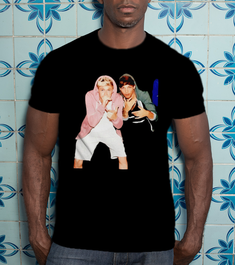 Niall Horan Louis Tomlinson One Direction Pose T-Shirt
