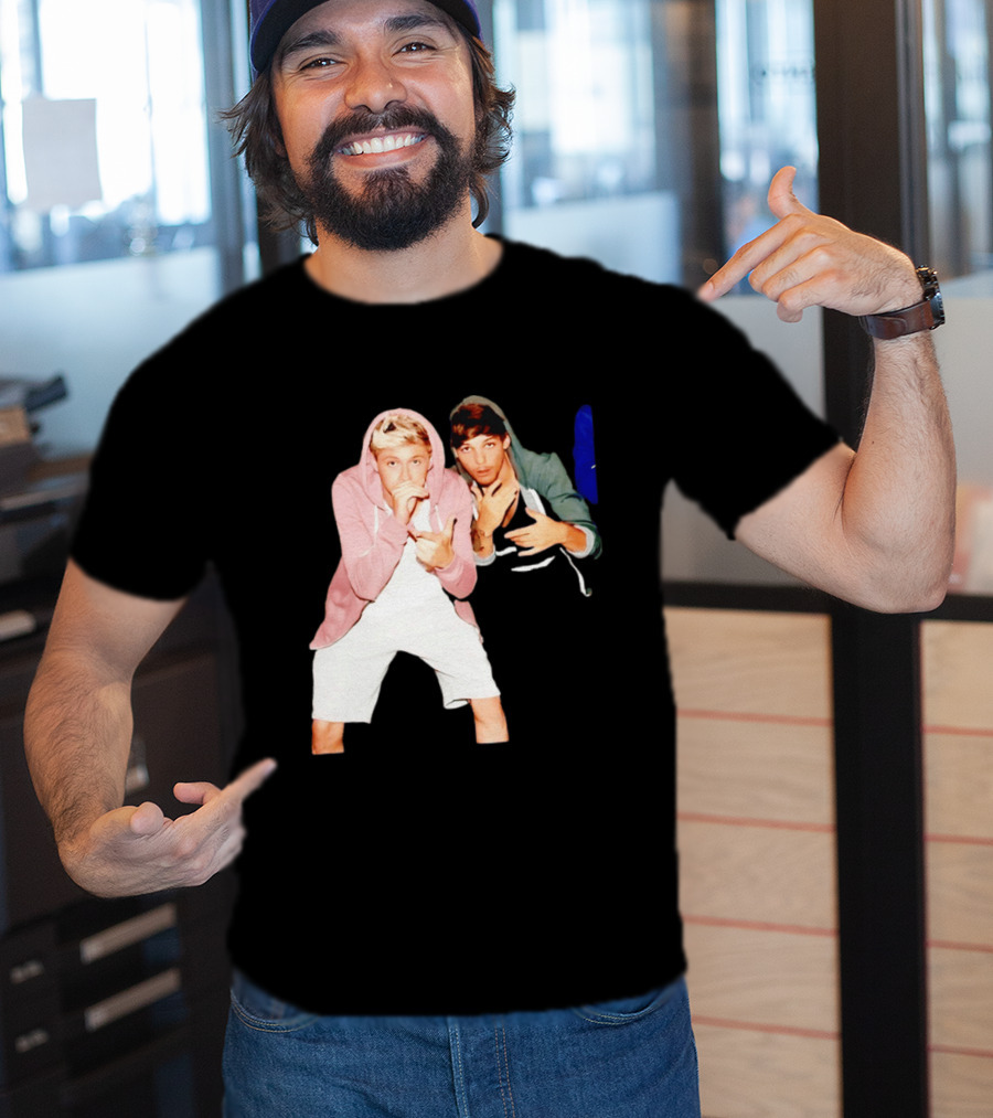 Niall Horan Louis Tomlinson One Direction Pose T-Shirt