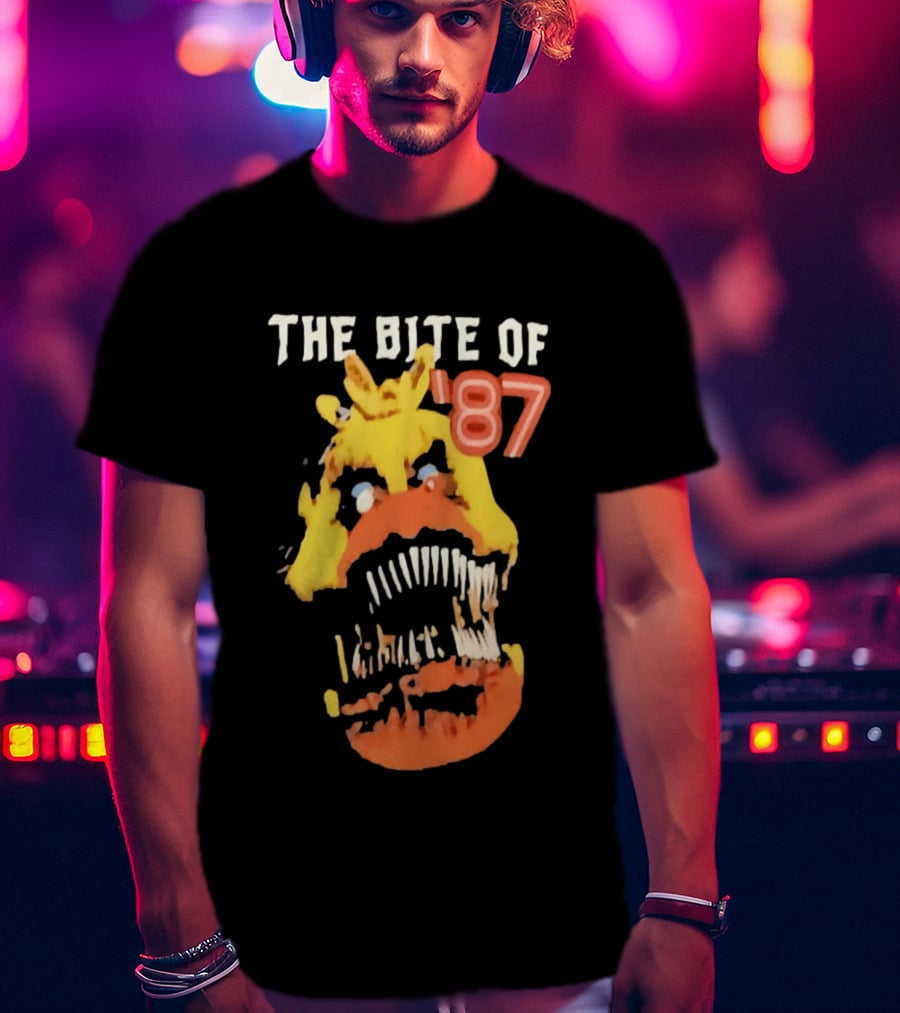 The Bite Of '87 Nightmare Chica Five Nights At Freddy's T-Shirt