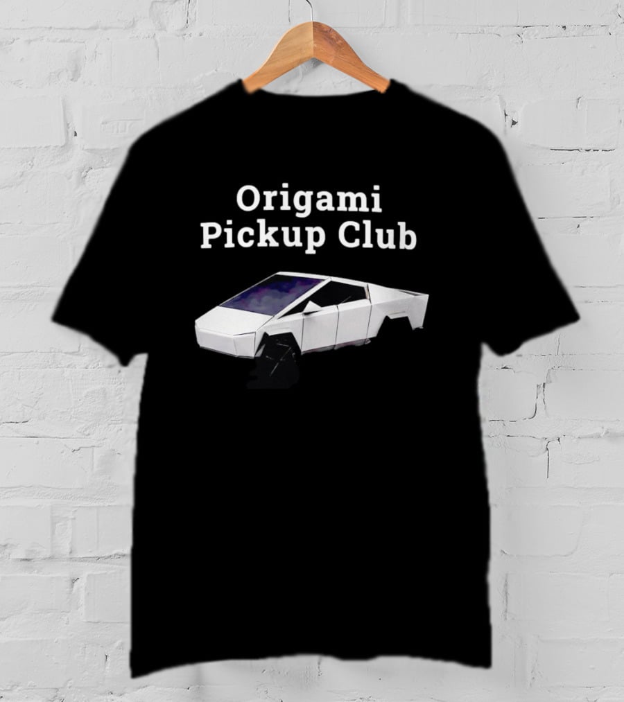 Origami Pickup Club Cybertruck Papercraft Model T-Shirt