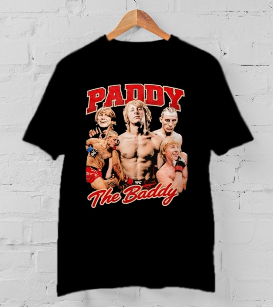 Paddy The Baddy UFC Fighter Montage T-Shirt