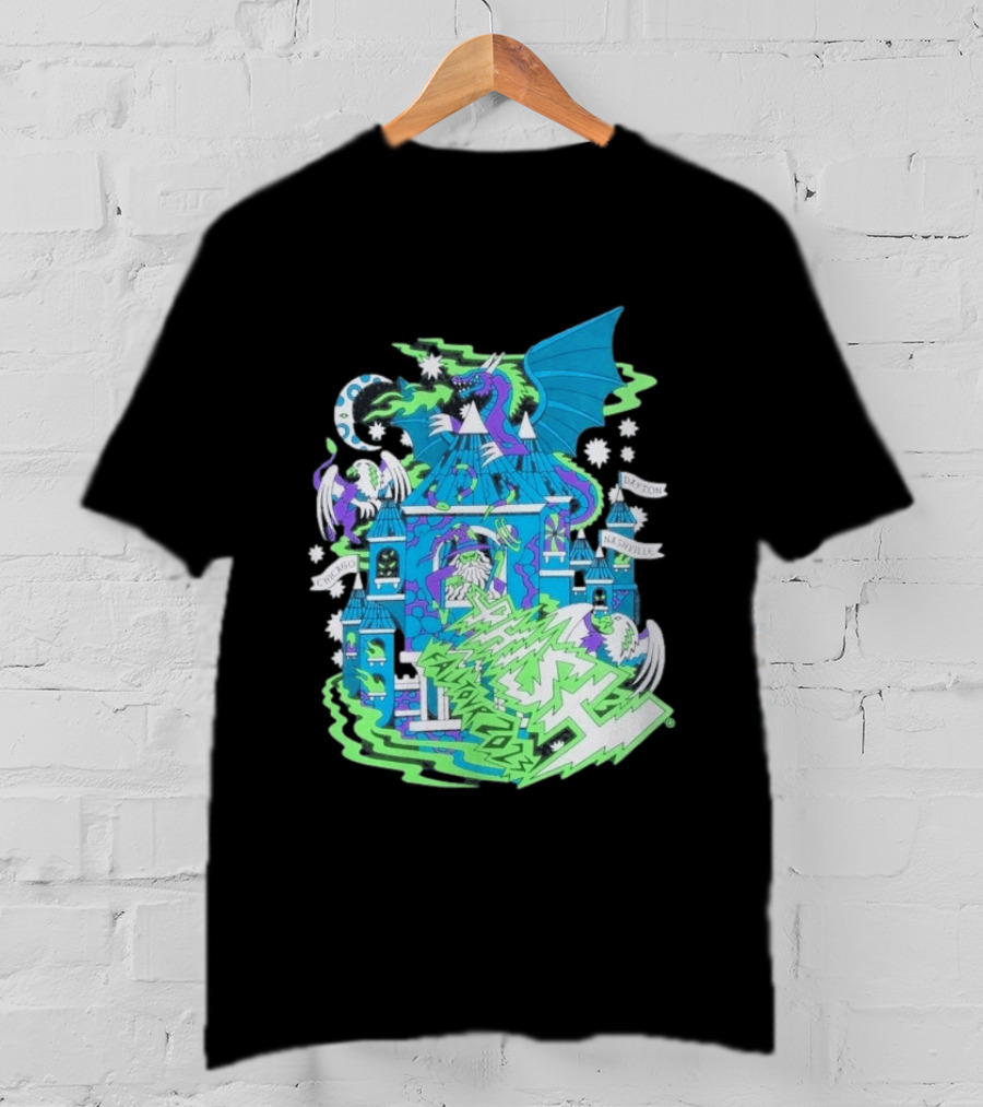 Phish Fall 2023 Crumbling Castle Chicago Nashville Dayton Dragon Fantasy T-Shirt