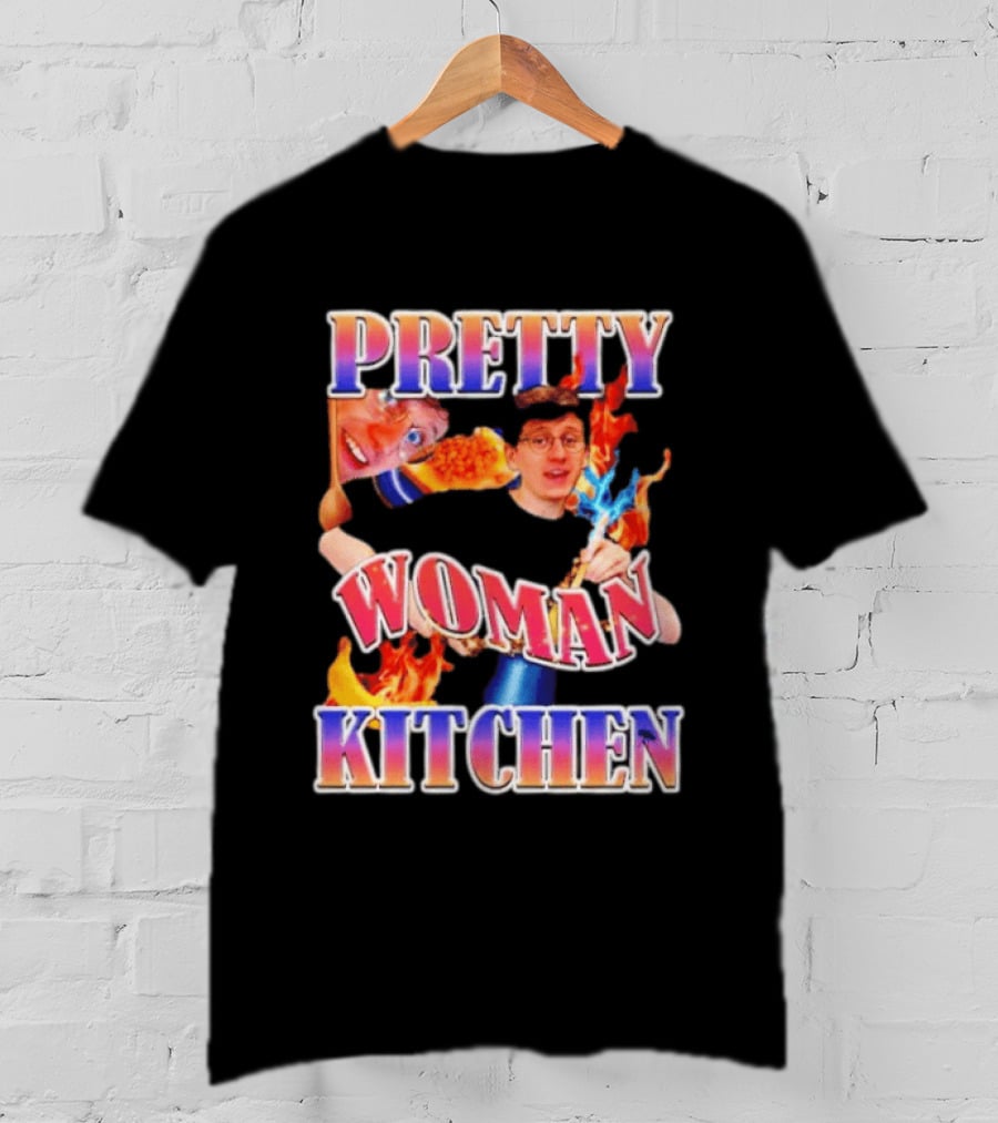 Pretty Woman Kitchen Funny JackSucksAtLife YouTube Meme T-Shirt