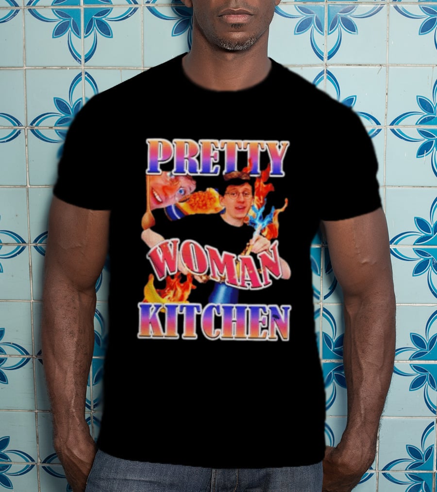 Pretty Woman Kitchen Funny JackSucksAtLife YouTube Meme T-Shirt