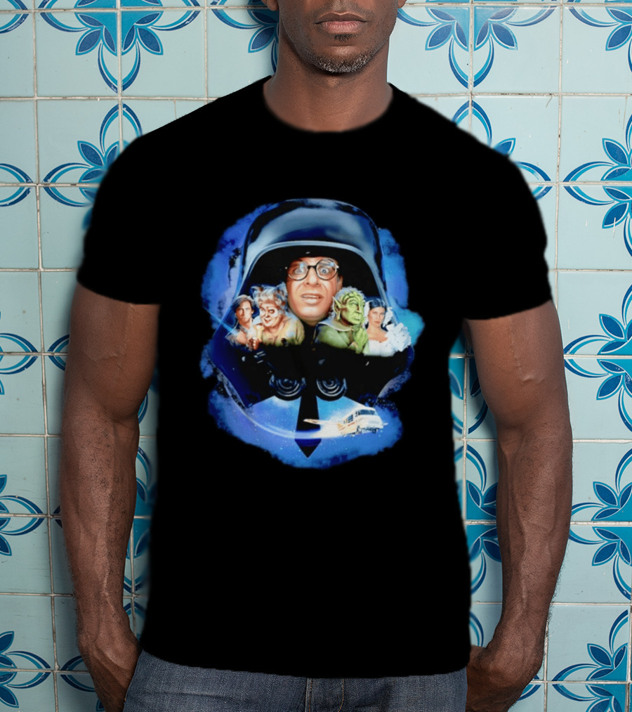 Spaceballs 2 Dark Helmet Rick Moranis Sci Fi Comedy Movie Cast Spaceship T-Shirt