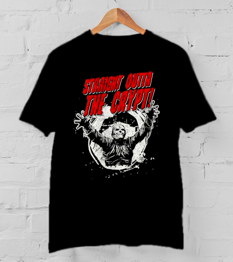 Straight Outta The Crypt Horror Zombie T-Shirt