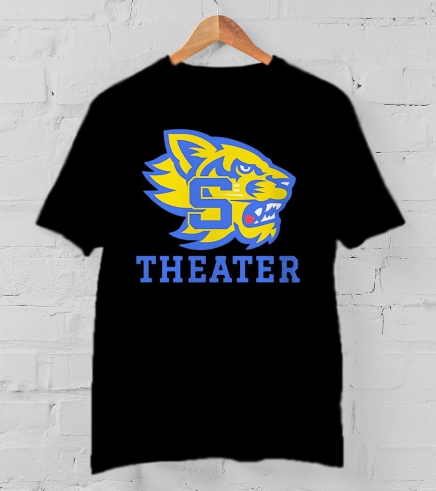 Sweetwater High School Theater Wildcat Head S T-Shirt