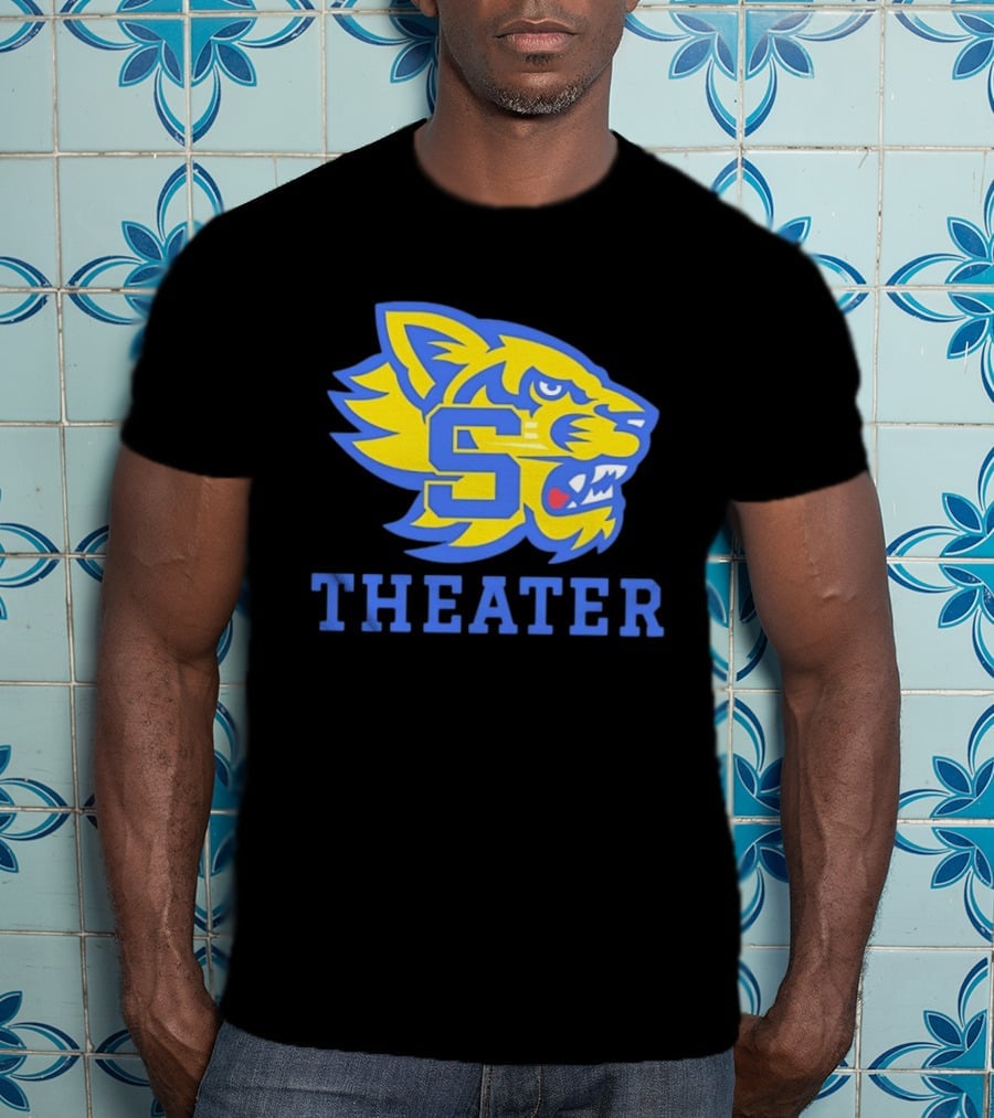Sweetwater High School Theater Wildcat Head S T-Shirt
