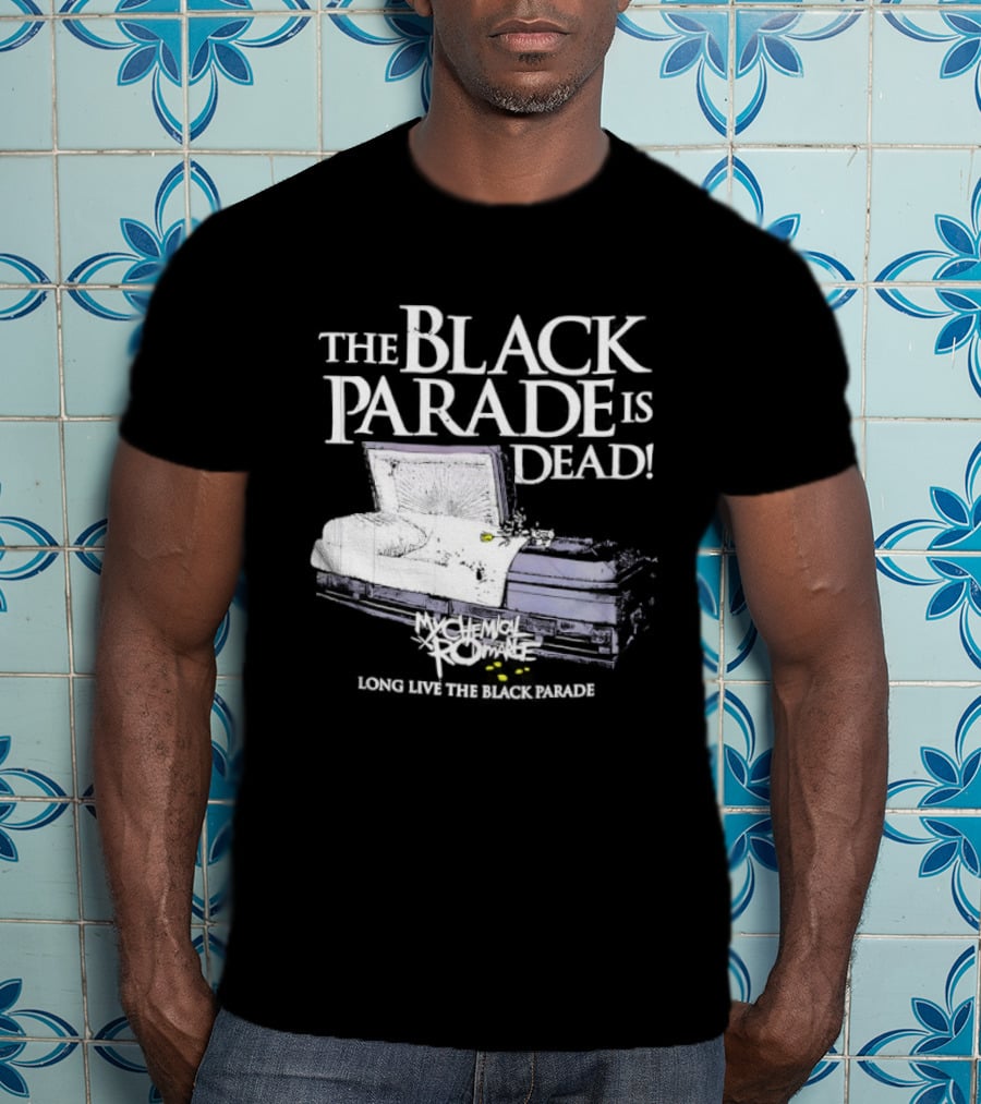 The Black Parade Is Dead My Chemical Romance Long Live The Black Parade Coffin Image T-Shirt
