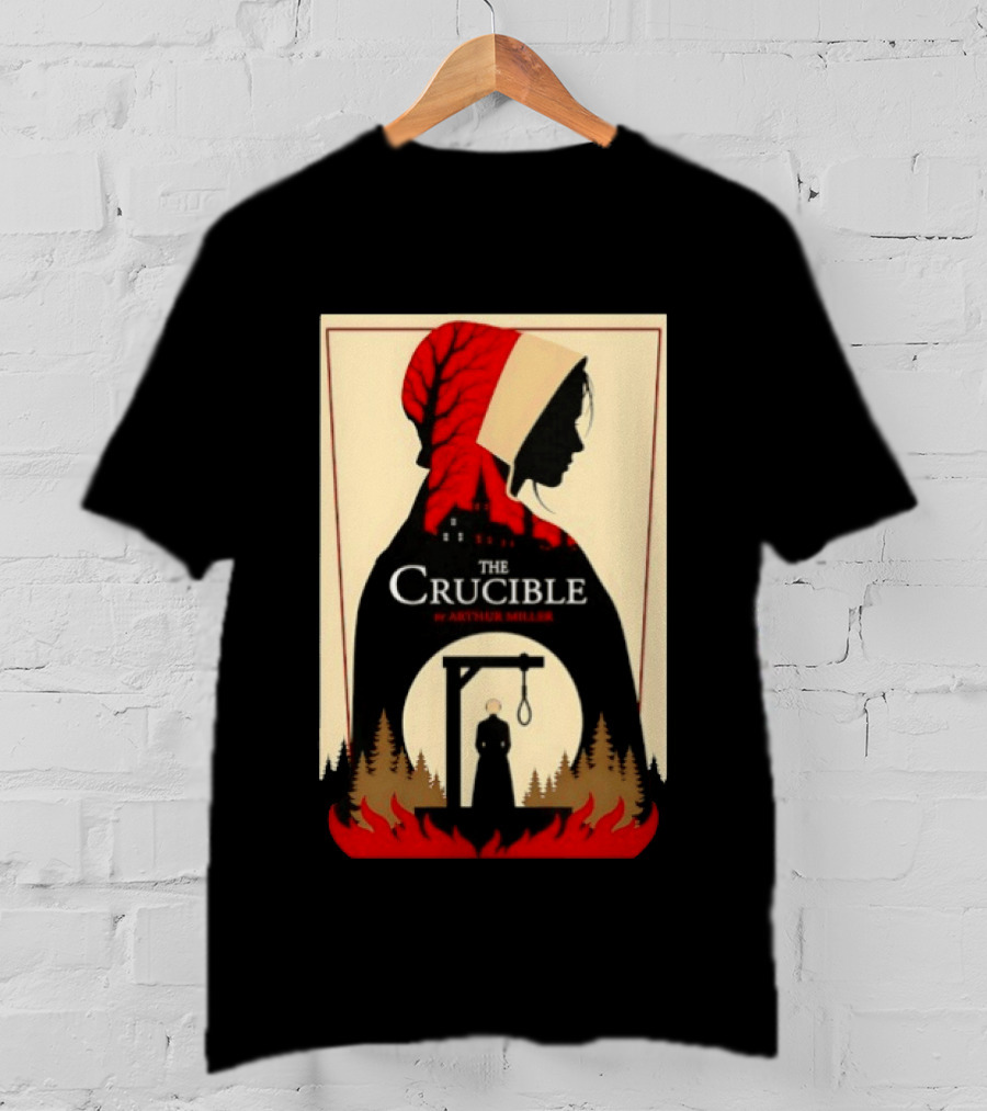 The Crucible By Arthur Miller Salem Witch Trials Hanging Scene T-Shirt