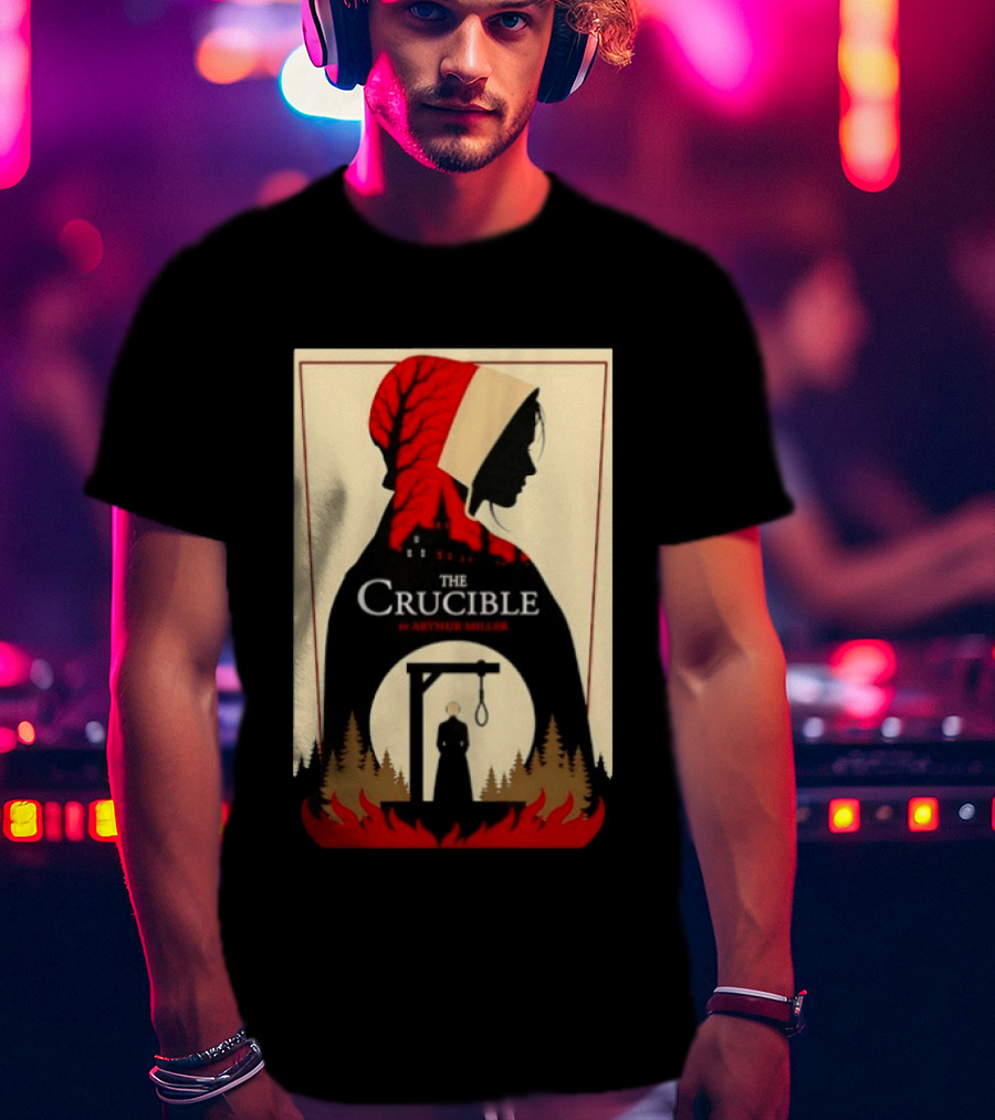 The Crucible By Arthur Miller Salem Witch Trials Hanging Scene T-Shirt