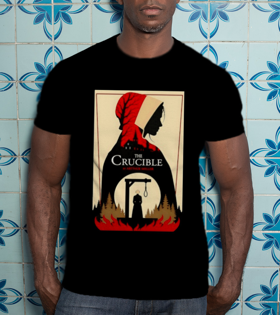 The Crucible By Arthur Miller Salem Witch Trials Hanging Scene T-Shirt