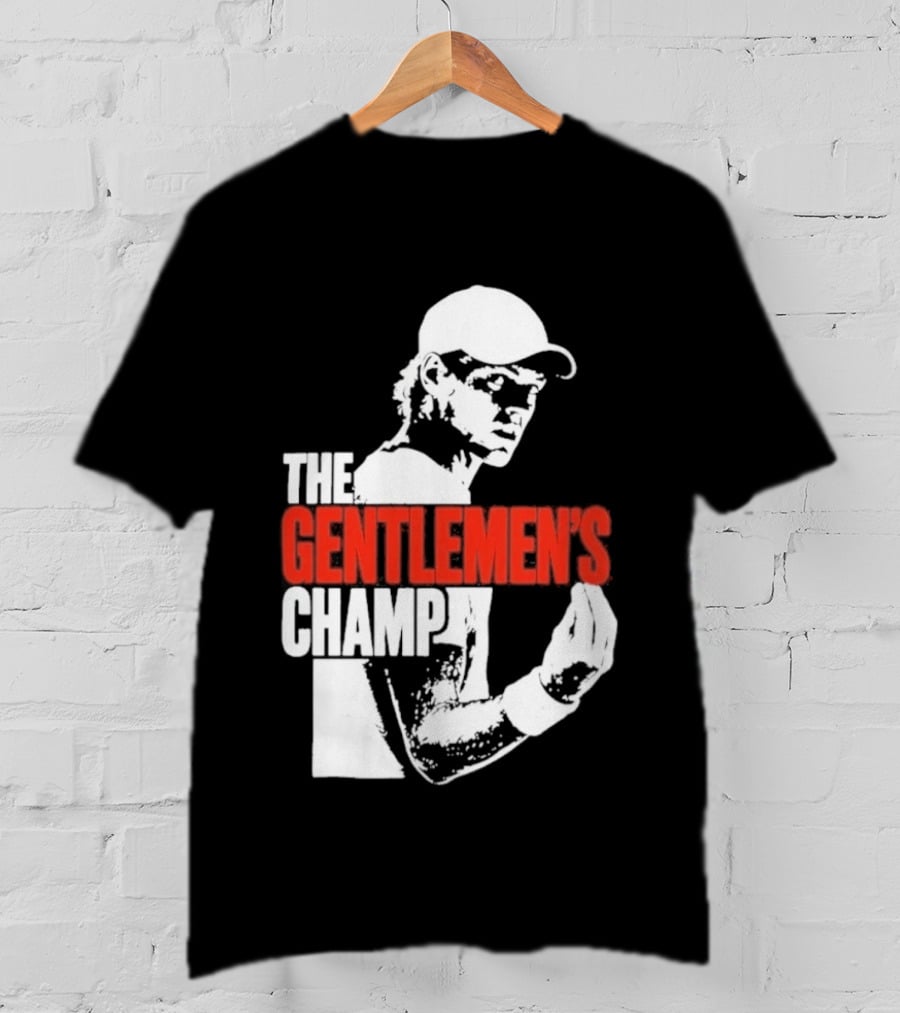 The Gentlemen's Champ Jannik Sinner Italian Gesture T-Shirt