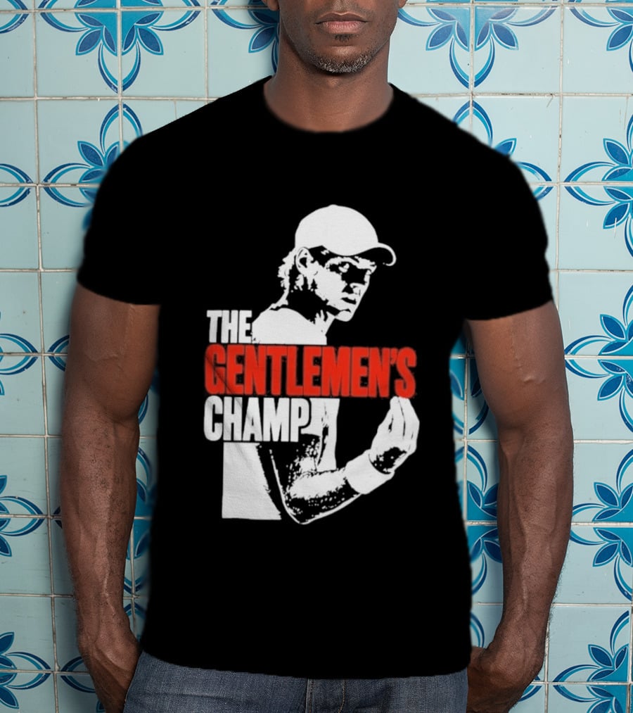 The Gentlemen's Champ Jannik Sinner Italian Gesture T-Shirt