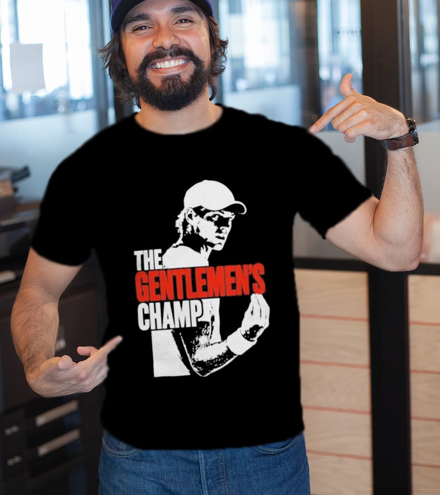 The Gentlemen's Champ Jannik Sinner Italian Gesture T-Shirt