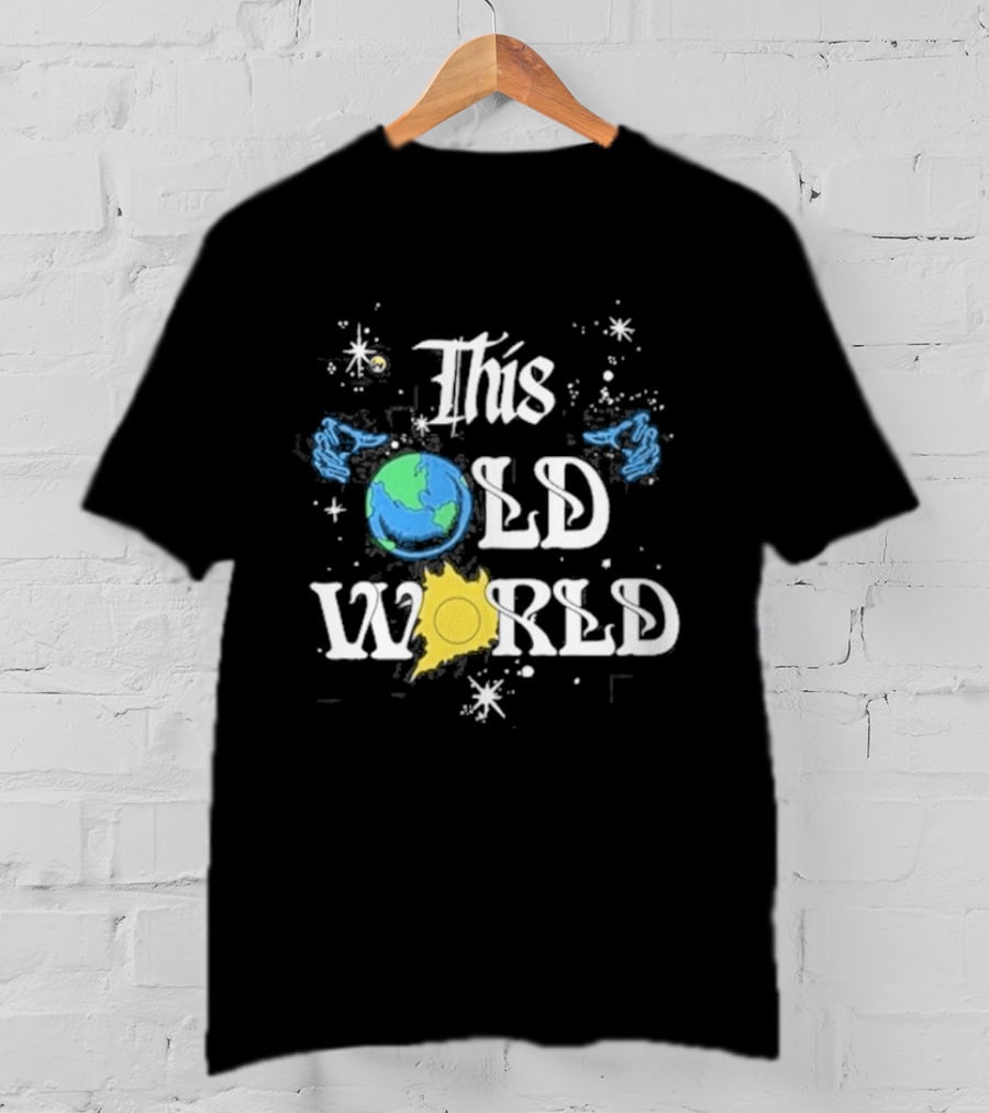 Celestial Earth Sun And Stars This Old World T-Shirt