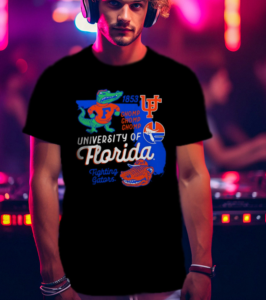 University Of Florida Fighting Gators Chomp Chomp Chomp 1986 U Of F T-Shirt