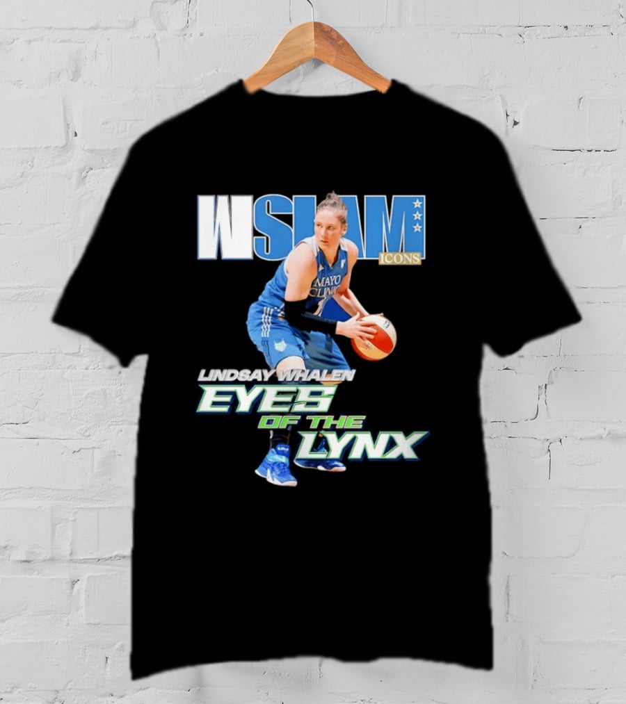 WSLAM Icons Lindsay Whalen Eyes Of The Lynx Mayo Basketball T-Shirt