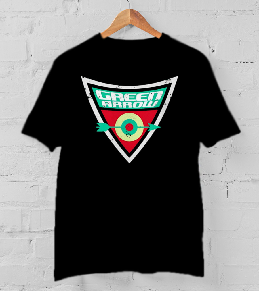 Green Arrow Archery Target Shield T-Shirt