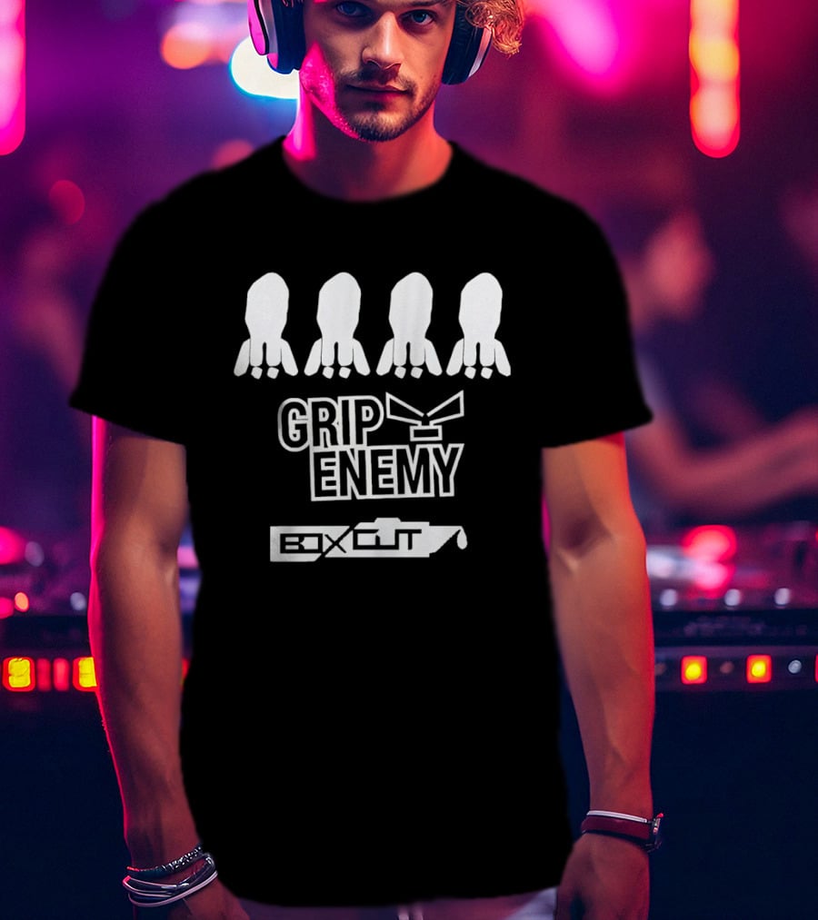 Grip Enemy Box Cut Urban Streetwear Octopus T-Shirt