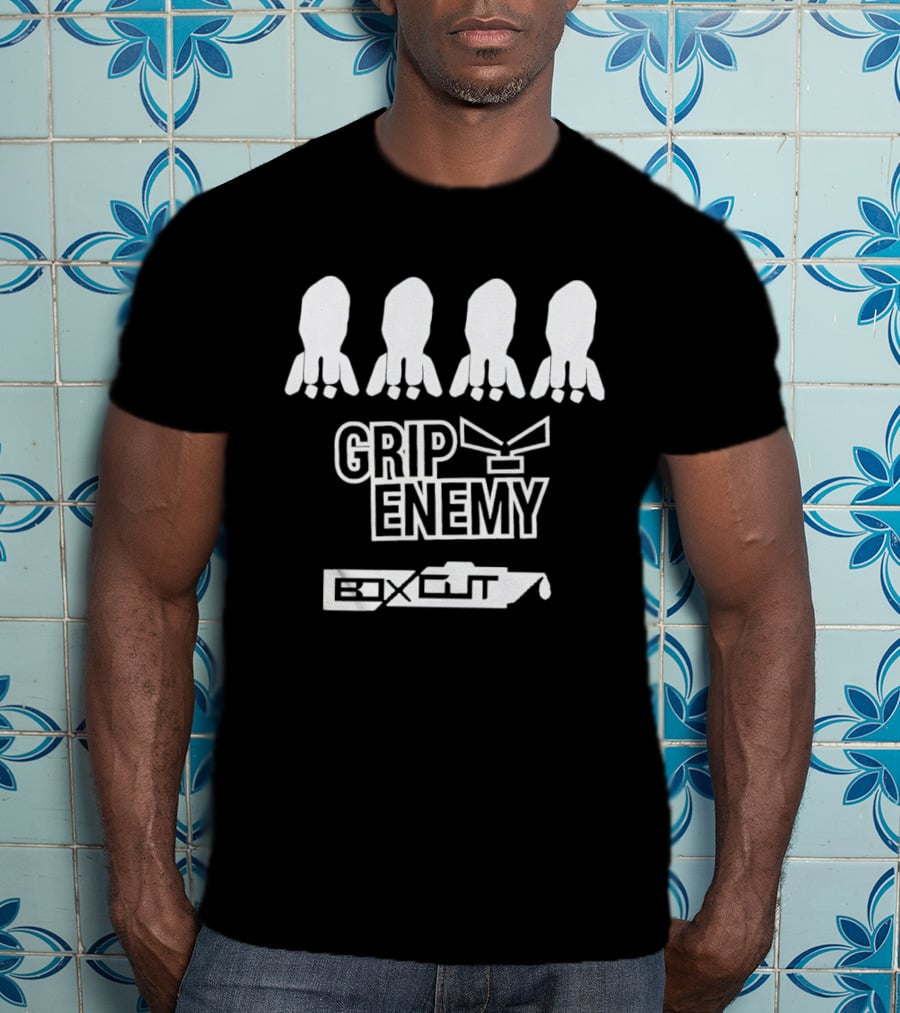 Grip Enemy Box Cut Urban Streetwear Octopus T-Shirt