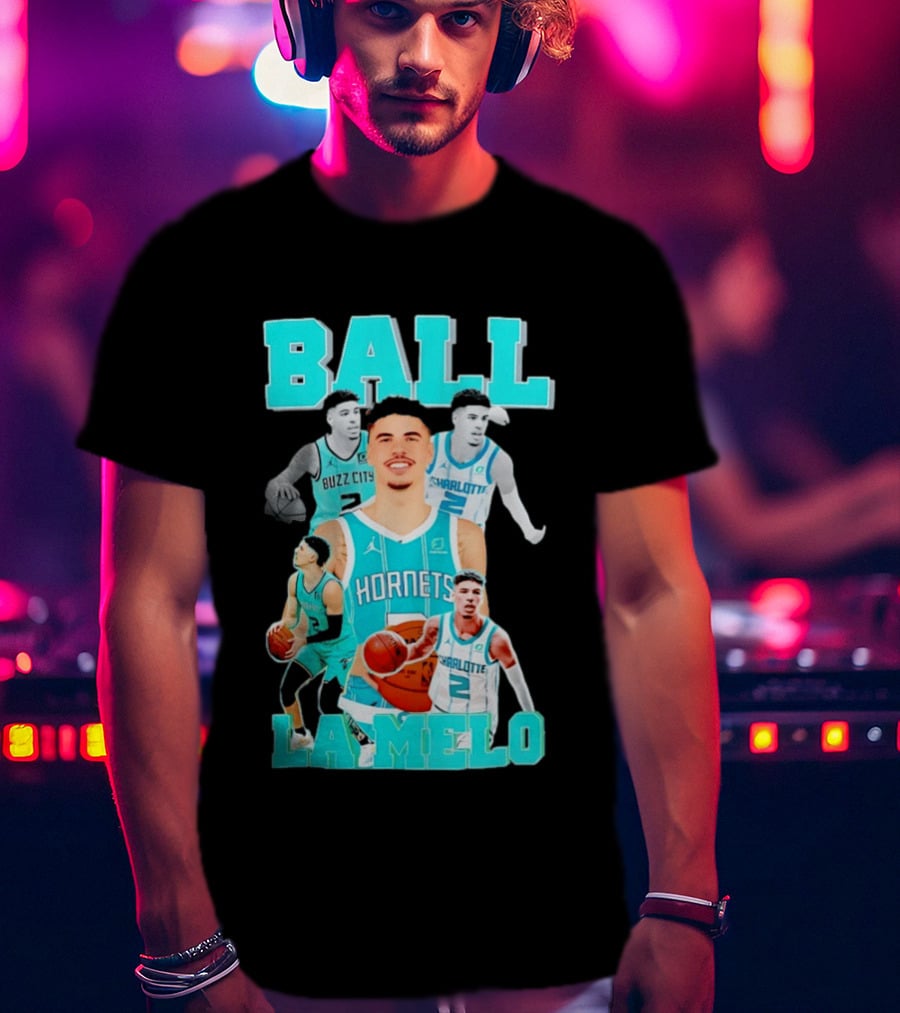 LaMelo Ball Hornets Buzz City Charlotte NBA T-Shirt