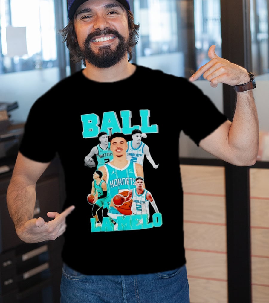 LaMelo Ball Hornets Buzz City Charlotte NBA T-Shirt