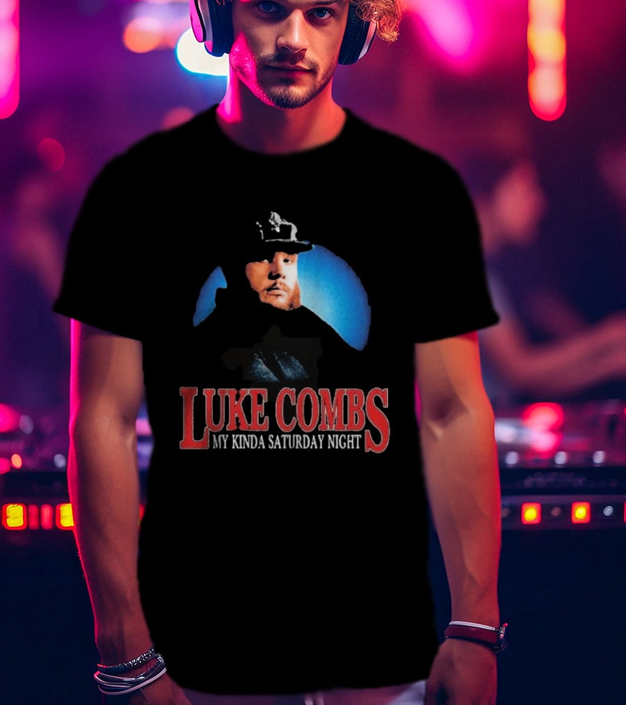 Luke Combs My Kinda Saturday Night Tour UK EU Pop Up London Dublin Edinburgh T-Shirt