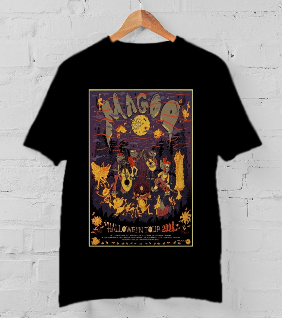 Magoo Halloween Tour 2026 Concert Dates And Locations T-Shirt