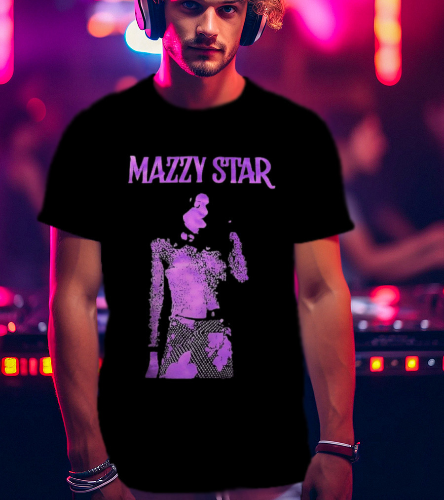 Mazzy Star Hope Sandoval Purple Aesthetic Alternative Rock T-Shirt