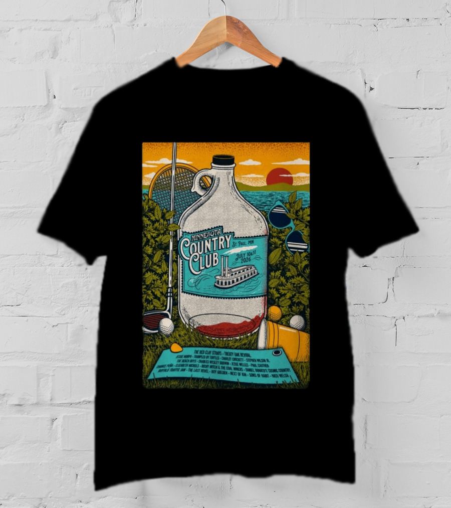 Minnesota Country Club Festival July 10 11 2026 Harriet Island Regional Park St. Paul MN T-Shirt
